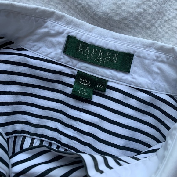 Black and White Striped Women's Top - Picture 4 of 7